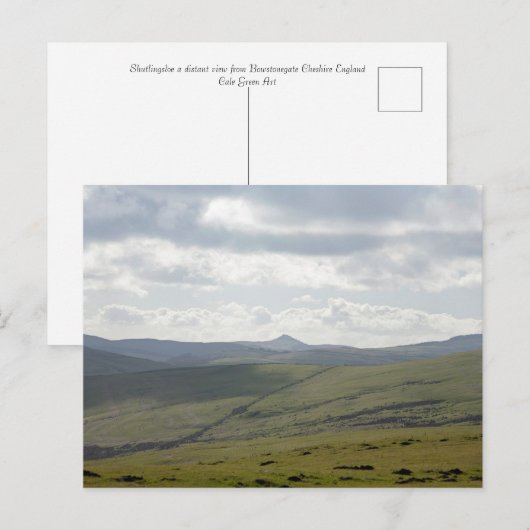 Shutlingsloe Briefkaart (Voorkant / Achterkant)