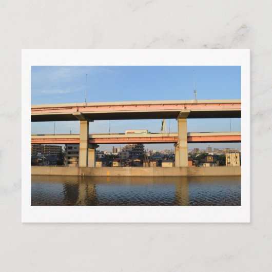 Shuto Expressway - Horikiri, Tokio Briefkaart (Voorkant)
