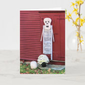 Shutter Skeleton Kaart (Gele Bloem)