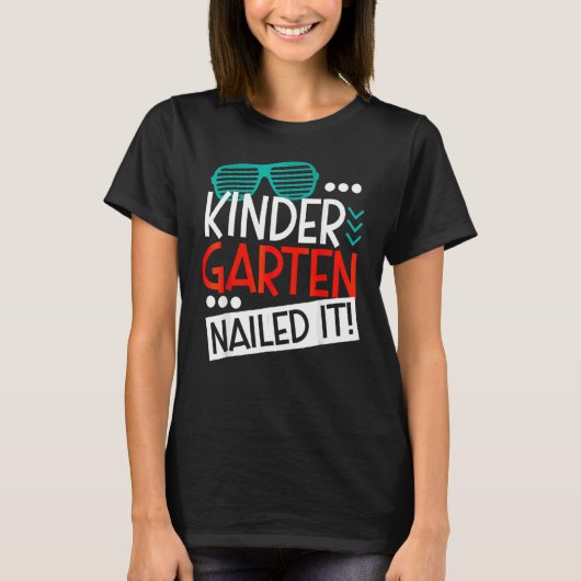 Shutter Sunglass Kindergarten Nailed IT Student Gr T-shirt (Voorkant)