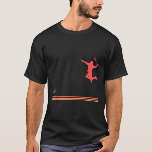 Shuttle Badminton 0 T-shirt (Voorkant)