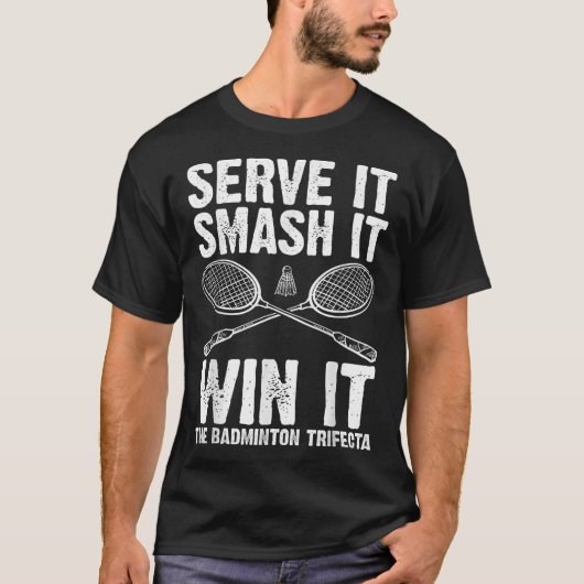 Shuttle Badminton _9 T-shirt (Voorkant)