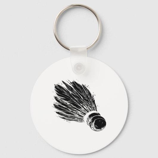 Shuttle Badminton Instructor 1 Sleutelhanger (Voorkant)
