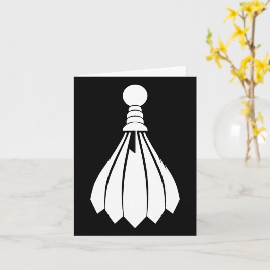 Shuttle Badminton Instructor Kaart (Gele Bloem)