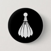 Shuttle Badminton Instructor Ronde Button 5,7 Cm (Voorkant)