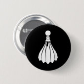 Shuttle Badminton Instructor  Ronde Button 5,7 Cm (Voorkant /achterkant)