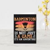 Shuttle Badminton Kaart (Gele Bloem)