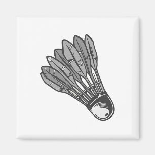Shuttle Badminton Love Team Player Coach 1 Magneet