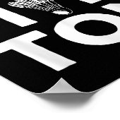 Shuttle Badminton Player 1 Poster (Hoek)