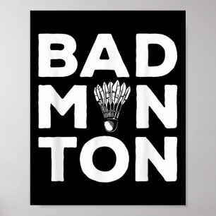 Shuttle Badminton Player 1 Poster