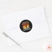 Shuttle Badminton Player 7 Ronde Sticker (Envelop)