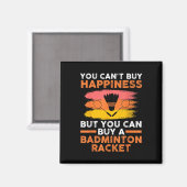 Shuttle Badminton Player Magneet (Voorkant / Achterkant)
