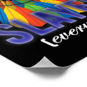 Shuttle Badminton Player Quote  Poster (Hoek)