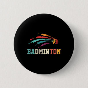 Shuttle Badminton Player Sport Racket Coach Team Ronde Button 5,7 Cm