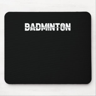Shuttle Badminton - Racquet Court Player Ekg Heart Muismat