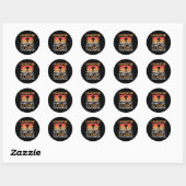 Shuttle Badminton Ronde Sticker (Vel)