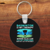 Shuttle Badminton Sleutelhanger (Voorkant)