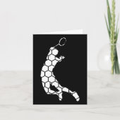 Shuttle Badminton Squash Badmintonspeler Kaart (Voorkant)