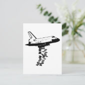 Shuttle Bomber Briefkaart (Staand voorkant)
