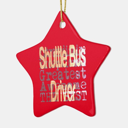 Shuttle Bus Driver Extraordinaire Keramisch Ornament (Links)