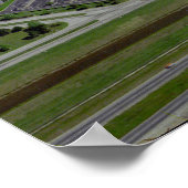 Shuttle Challenger op de Shuttle Carrier Poster (Hoek)