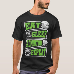 Shuttle Club Outfit voor spelers Coaches Fans Badm T-shirt