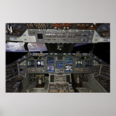 shuttle cockpit poster (Voorkant)