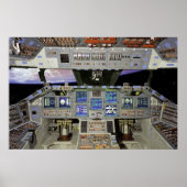 Shuttle cockpit poster (Voorkant)