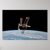 Shuttle Docks met het internationale ruimtestation Poster (Voorkant)