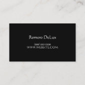 Shuttle Driver Ride Service Visitekaartje (Achterkant)