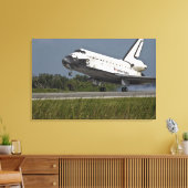Shuttle Endeavor landing Kennedy Space Center Canvas Afdruk (Insitu (Woonkamer))