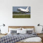Shuttle Endeavor landing Kennedy Space Center Canvas Afdruk (Insitu (Slaapkamer))
