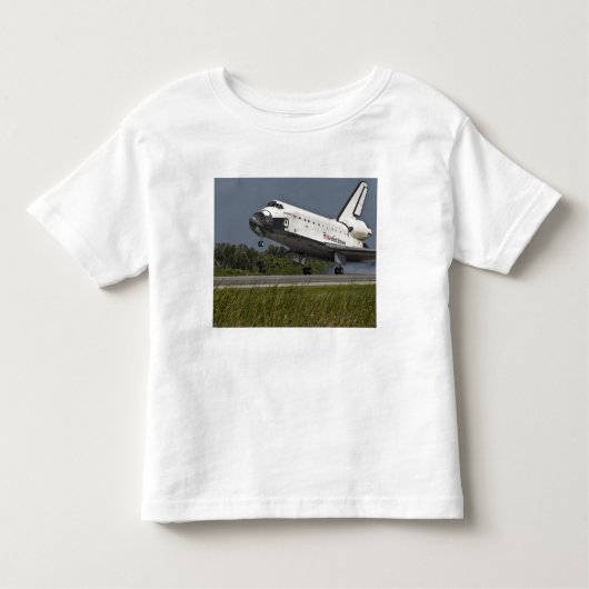 Shuttle Endeavor landing Kennedy Space Center Kinder Shirts (Voorkant)