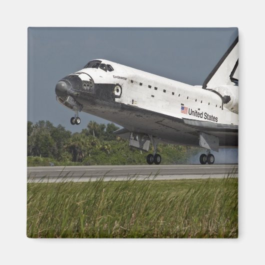 Shuttle Endeavor landing Kennedy Space Center Magneet (Voorkant)