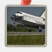 Shuttle Endeavor landing Kennedy Space Center Metalen Ornament (Voorkant)