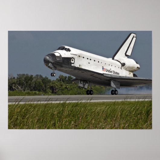 Shuttle Endeavor landing Kennedy Space Center Poster (Voorkant)