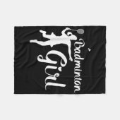 Shuttle Girls - Badminton Meisje Fleece Deken (Voorkant (Horizontaal))