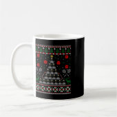 Shuttle Graphic Badminton Player Gift Lelijke Kers Koffiemok (Links)