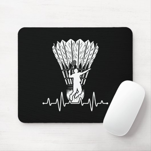 Shuttle Heartbeat Badminton Muismat (Met muis)