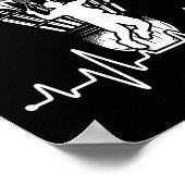 Shuttle Heartbeat Badminton Poster (Hoek)