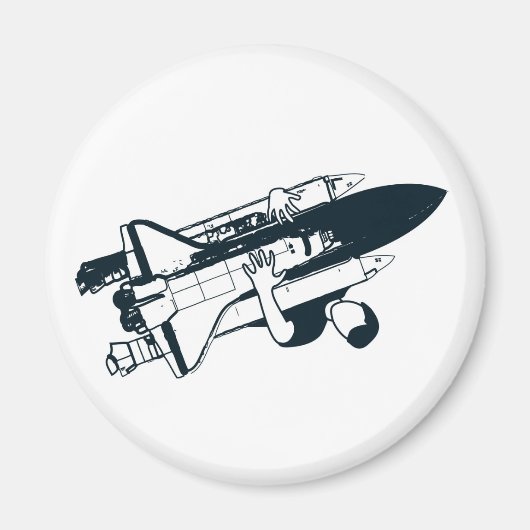 Shuttle Hugger Magnet (Voorkant)