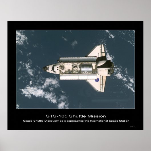 Shuttle-iss002e9749 Poster (Voorkant)