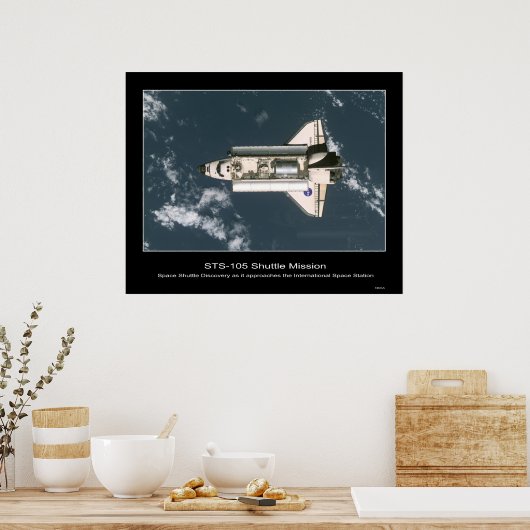 Shuttle-iss002e9749 Poster (Keuken)