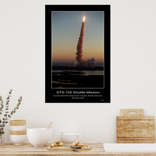 Shuttle-ksc-01pp-0436 Poster (Keuken)
