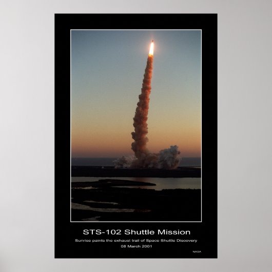 Shuttle-ksc-01pp-0436 Poster (Voorkant)