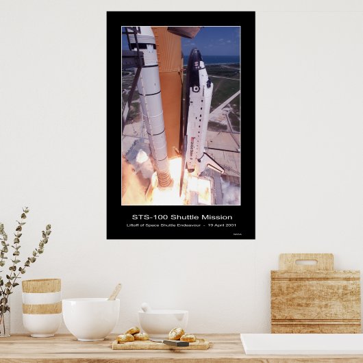 Shuttle-ksc-01pp-0832 Poster (Keuken)