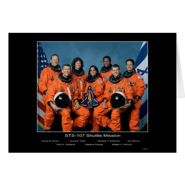Shuttle Mission STS 107 (Voorkant Horizontaal)