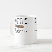 Shuttle Pilot Hand Weaving Knitting Crocheting Wea Koffiemok (Voorkant links)