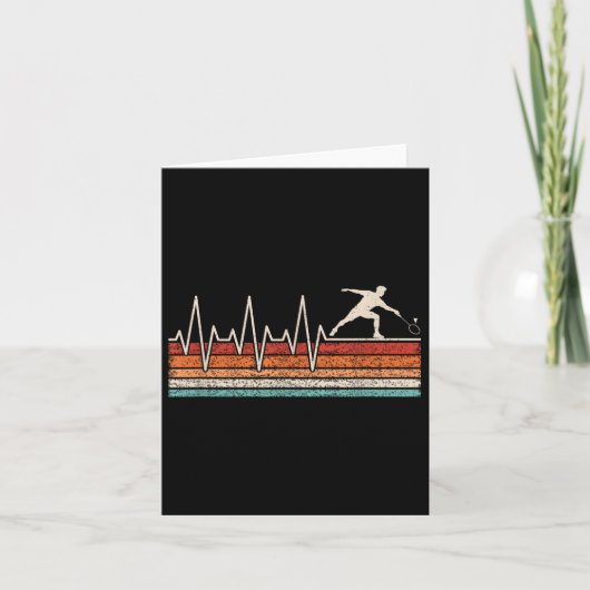 Shuttle Player Heartbeat Retro Kaart (Voorkant)