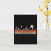 Shuttle Player Heartbeat Retro Kaart (Gele Bloem)